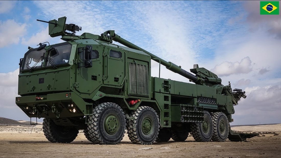 Brazilian Army Selects Israeli ATMOS Howitzer for VBCOAP 155mm SR Program