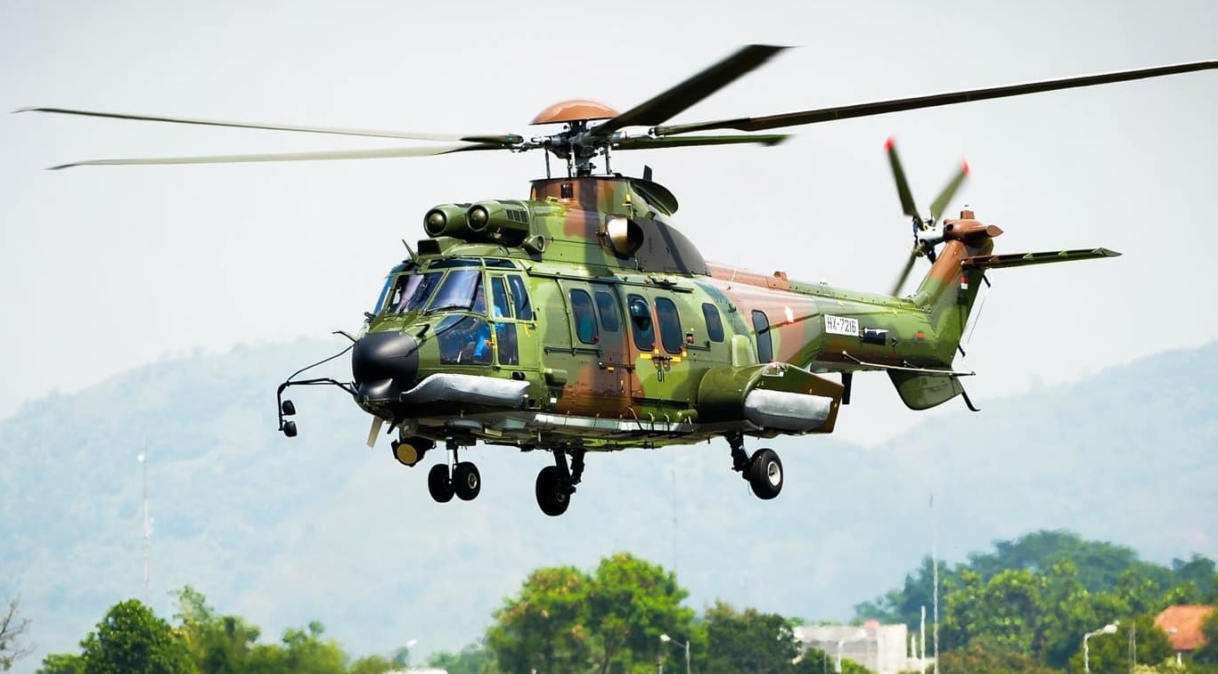 Indonesian Air Force Receives Eight Airbus H225M Multi-Role Helicopters