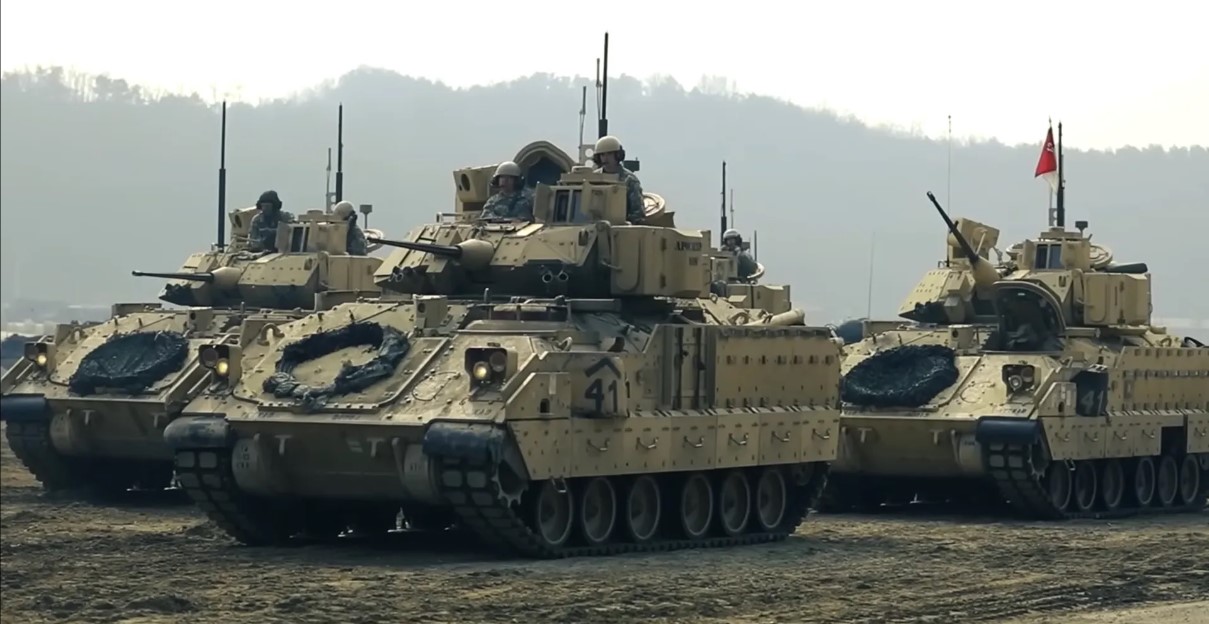 US Army Introduces Upgraded Bradley Armored Vehicle with Iron Fist Protection