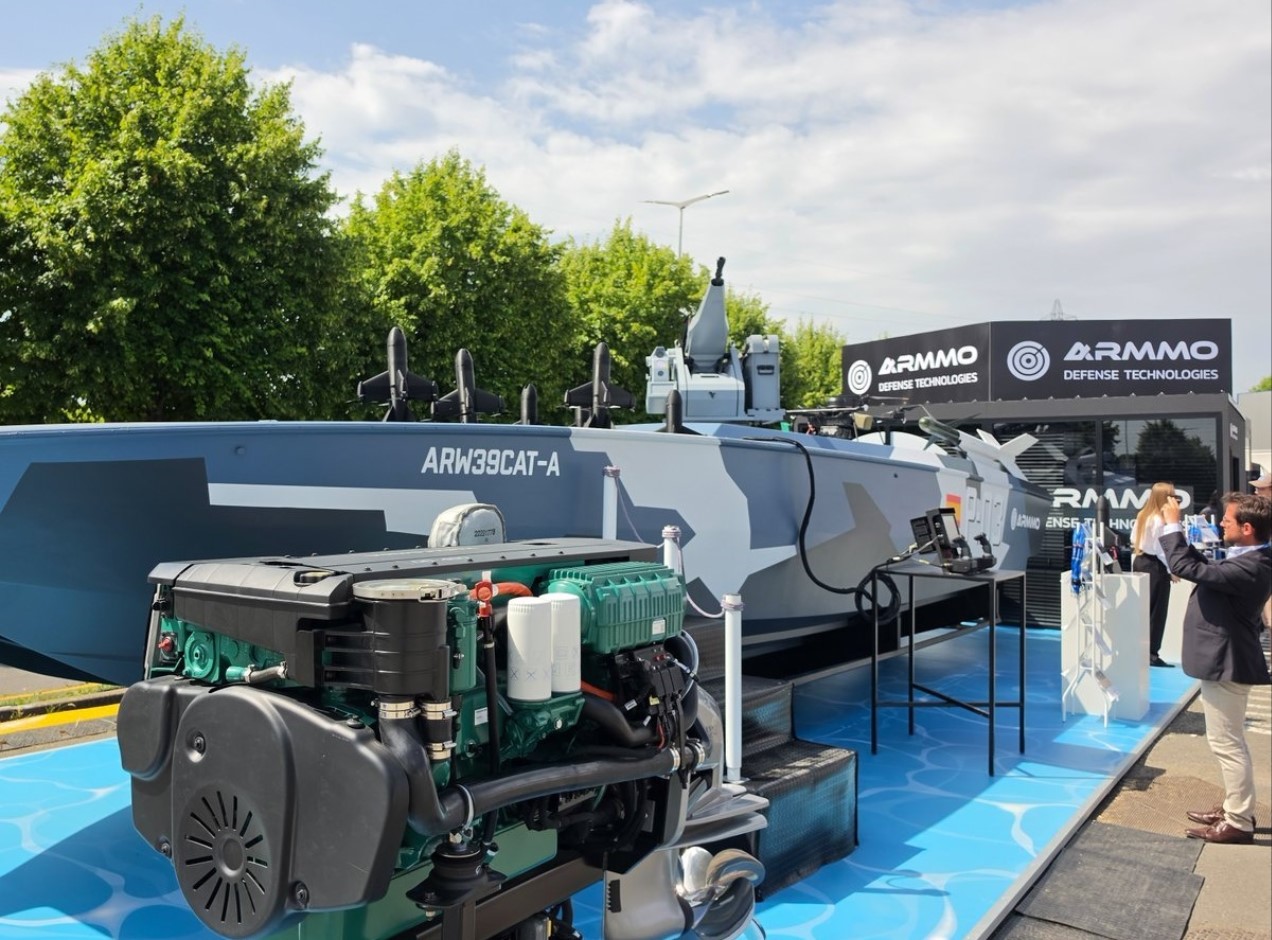 Spanish Firm ARMMO Unveils ARW39CAT-A Autonomous USV with ISR, EW, and SHORAD Capabilities at Eurosatory 2026