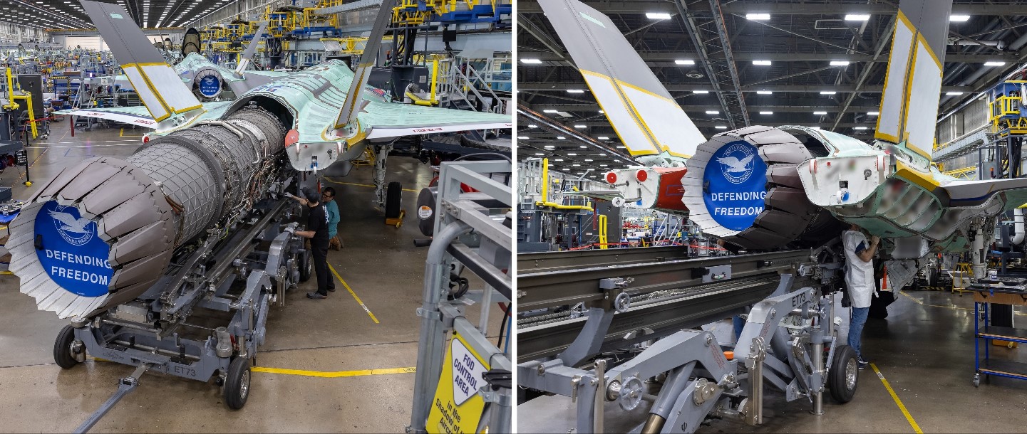 Lockheed Martin Completes Engine Installation on Germany&rsquo;s First F-35A