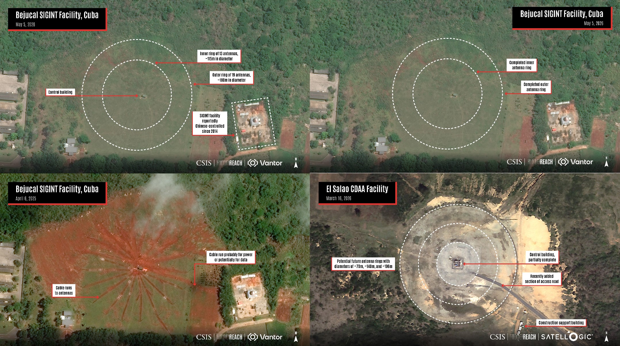 Cuba Completes Major Signals Intelligence Antenna Array Just 90 Miles from Florida, CSIS Says