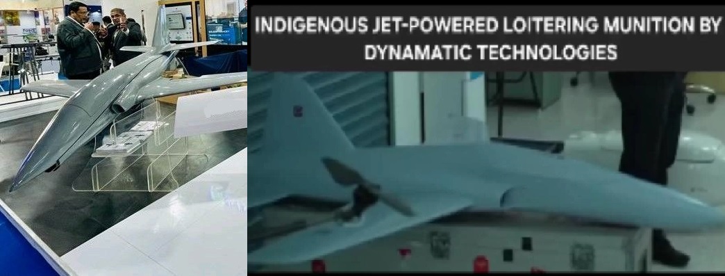 Dynamatic Technologies Unveils GPS-Free Jet-Powered Loitering Munition with 80km Range Integrated with CHEEL Drone