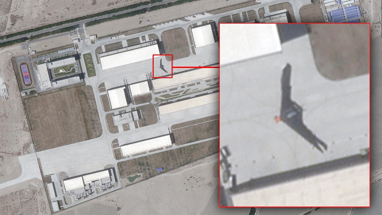 China’s 52-Meter Flying Wing Giant Stealth Drone Detected At Secretive Chinese Base in Xinjiang
