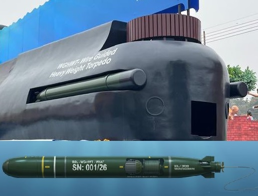 BDL Delivers India&rsquo;s First Production-Grade Wire-Guided Heavyweight Torpedo to NSTL