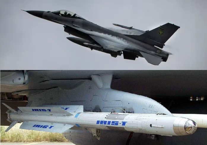 Ukraine&rsquo;s F-16 Fighters Set to Receive German IRIS-T Air-to-Air Missiles