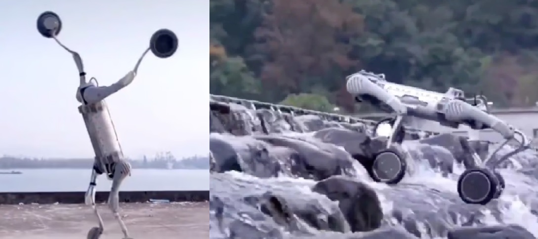 Chinese Firm Unveils World's First Ride-On Robot Dog for All-Terrain Adventures