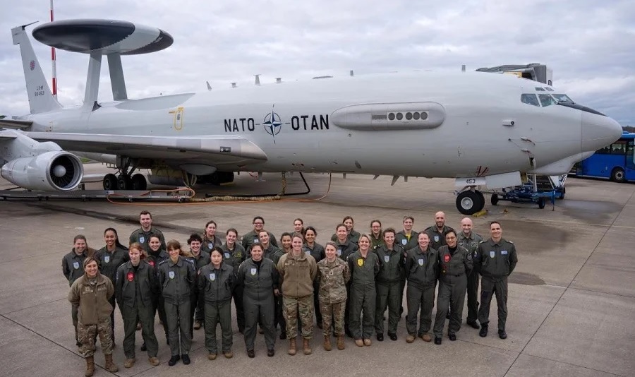 NATO AWACS Mission Successfully Completed by All-Female Crew