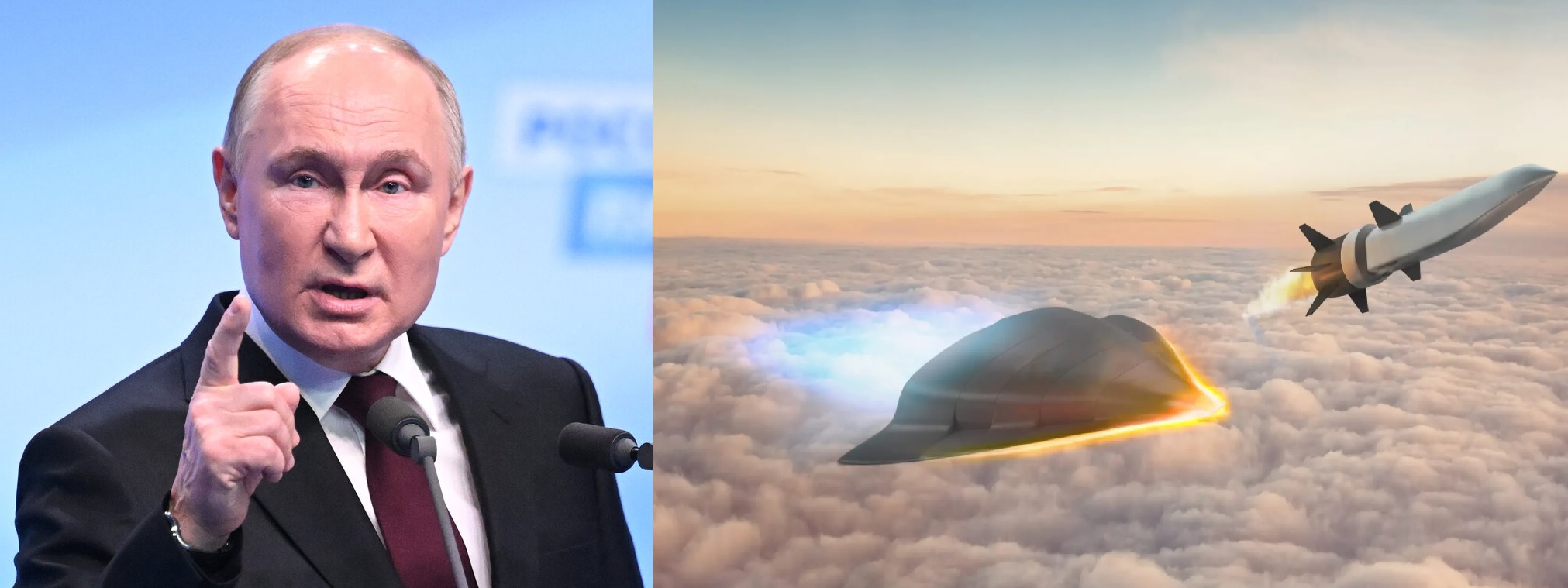 Vladimir Putin Challenges U.S. to Missile Duel to Showcase Russia’s Hypersonic Power