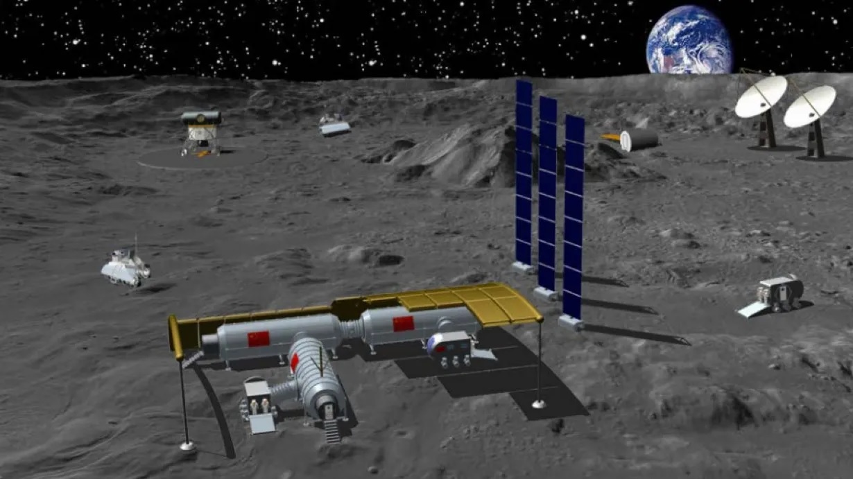 China's Ambitious Plan Building a Moon Base at the Lunar South Pole by 2035