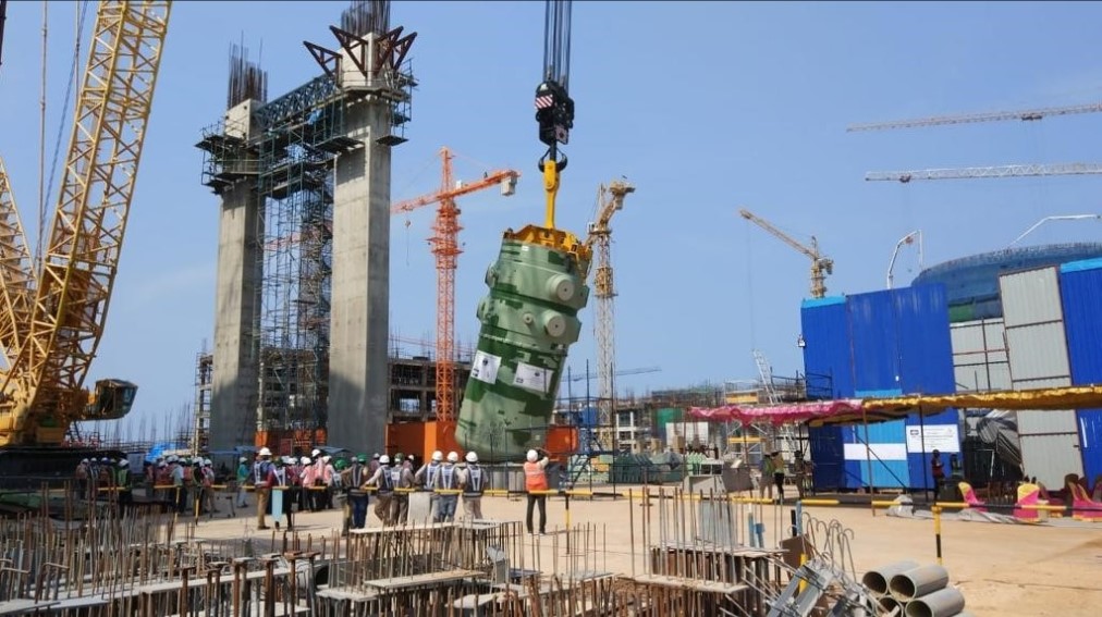 Kudankulam Nuclear Power Plant Installs Reactor Vessel for Unit 4