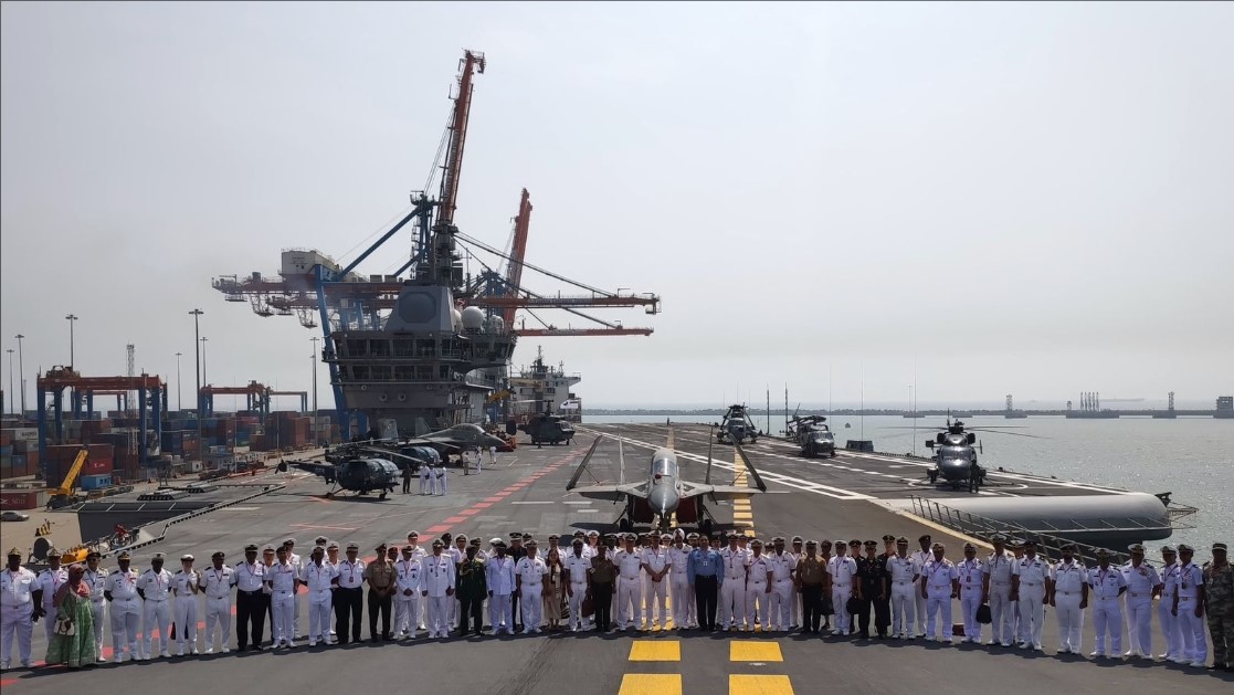 India's New Warship, INS Vikrant, Impresses Indonesian Navy at MILAN 2024