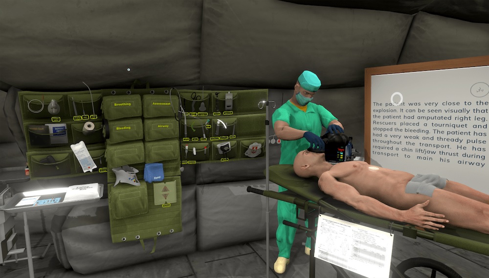 Latvia Final Demonstration of VR Trauma Simulator for EU Military Medical Training