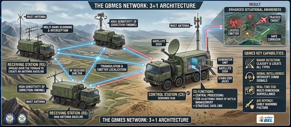 BEL Secures ₹1,251 Crore Indian Army Contract for Indigenous Mobile ELINT Systems