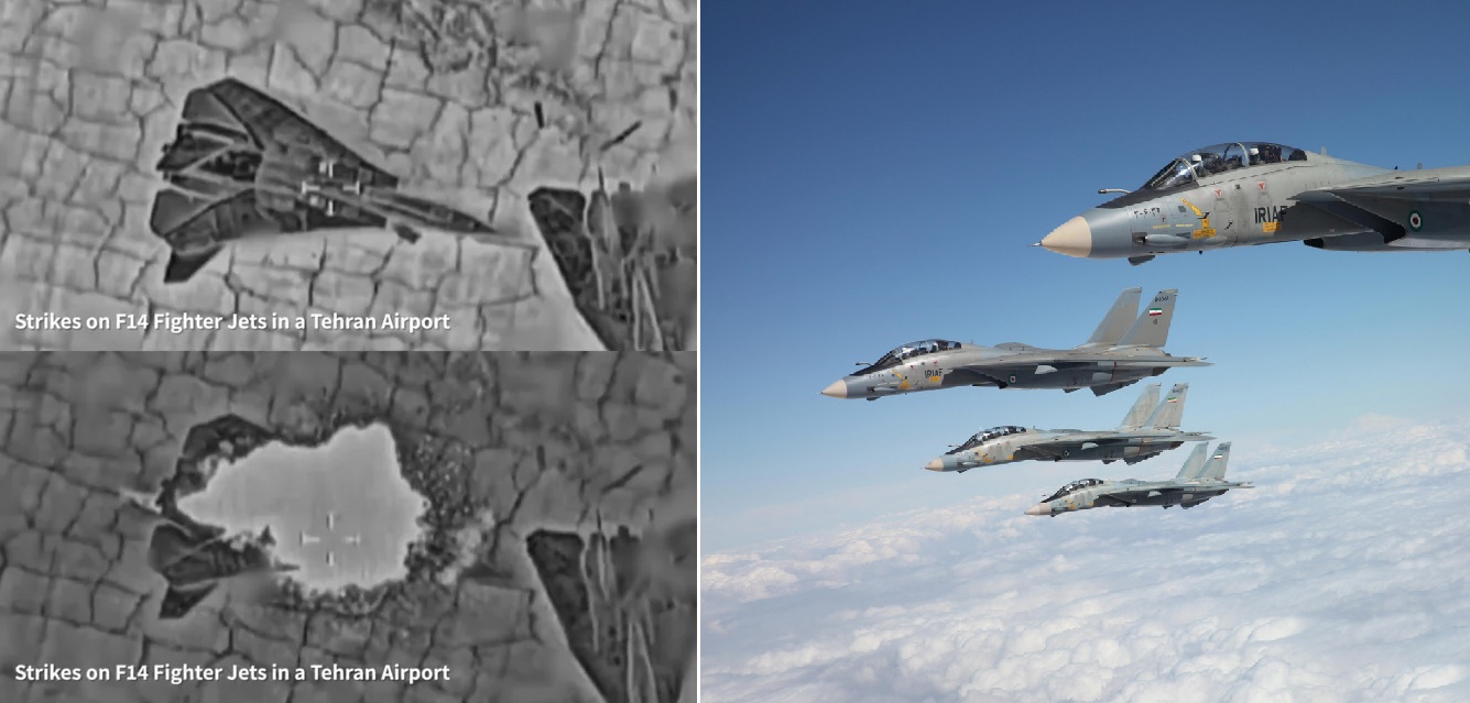 Israeli Air Force Claims Complete Destruction of Iran&rsquo;s F-14 Fleet in Airstrike on Isfahan&rsquo;s 8th Tactical Fighter Base