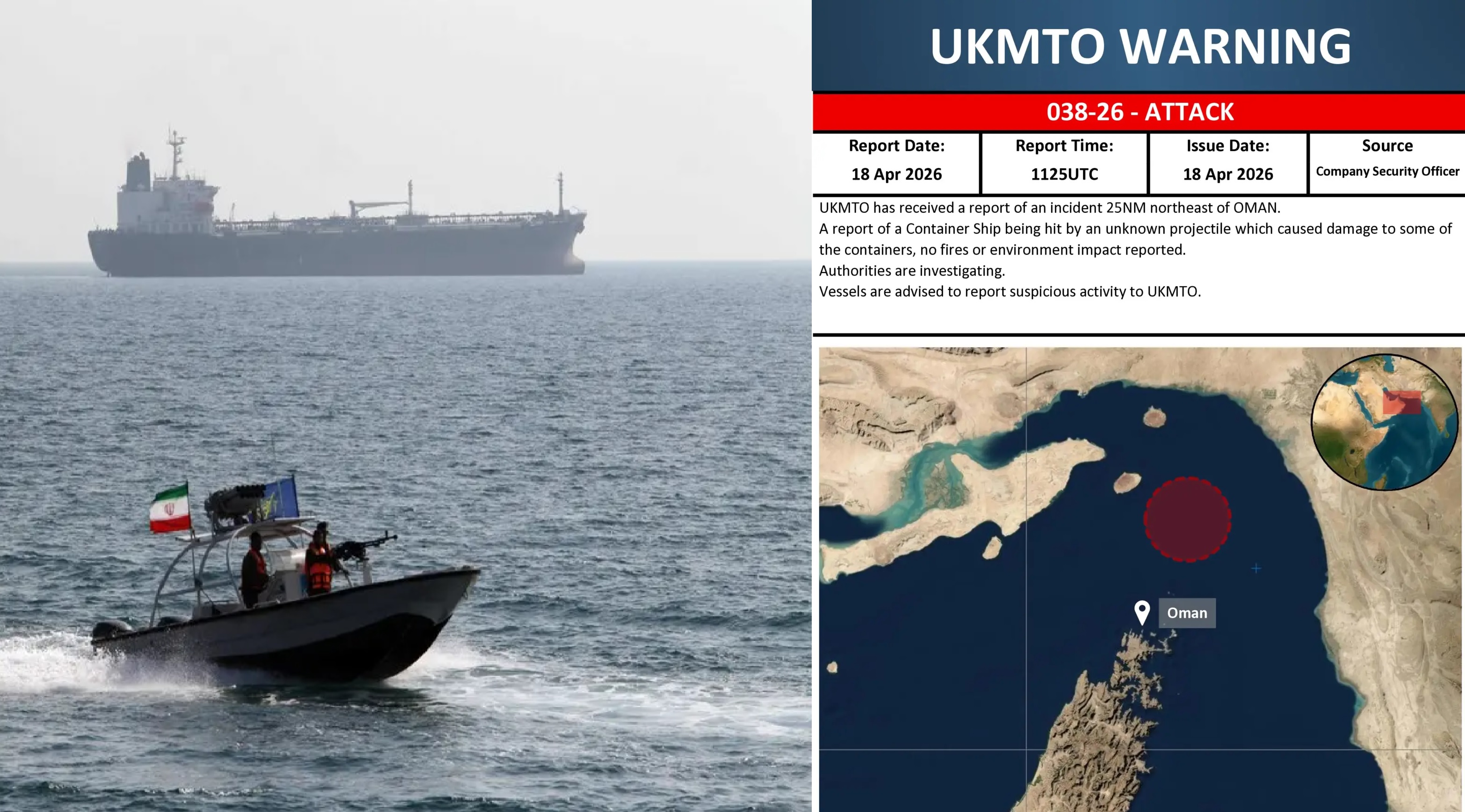 India Summons Iranian Ambassador After IRGC Gunboats Fire on Two Indian-Flagged Vessels in Strait of Hormuz