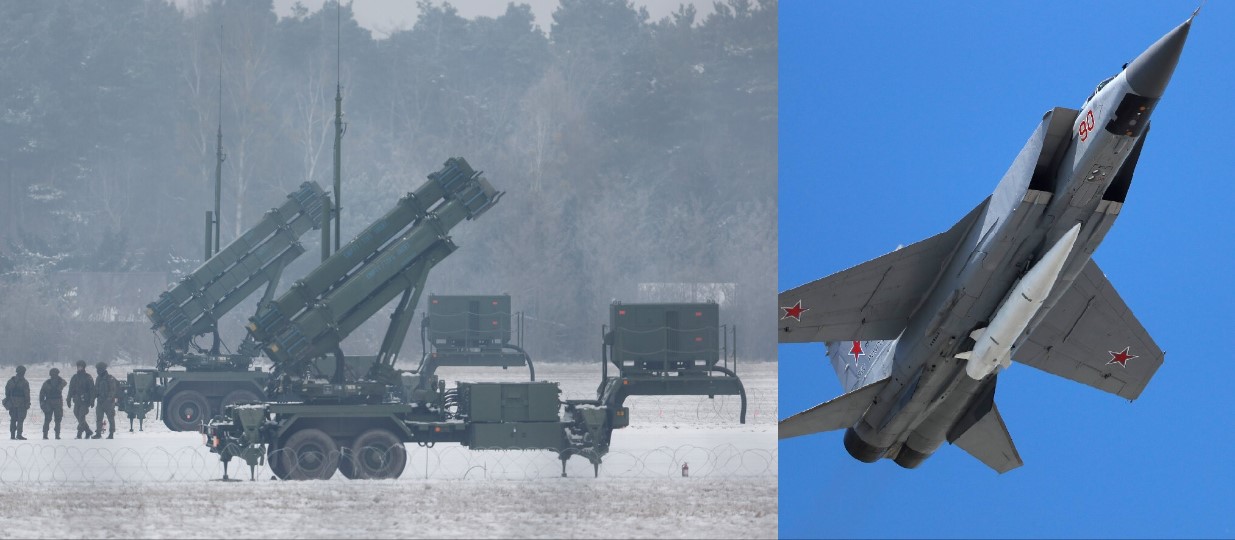 Poland Activates Patriot Defenses as Russian MiG-31Ks Armed With Kinzhal Missiles Fly Near NATO’s Northeastern Flank