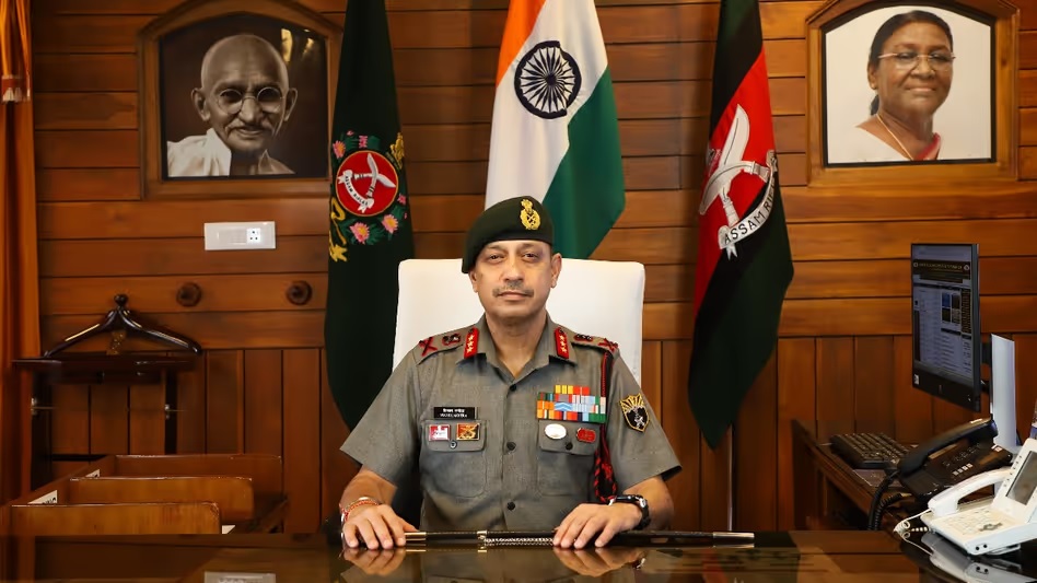 Lt Gen Vikas Lakhera Takes Command as New DG of Assam Rifles