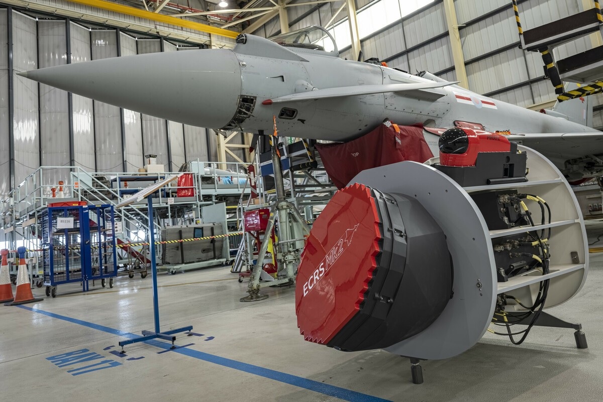 RAF Typhoon Fighters to Receive ECRS Mk2 Radar System Upgrade