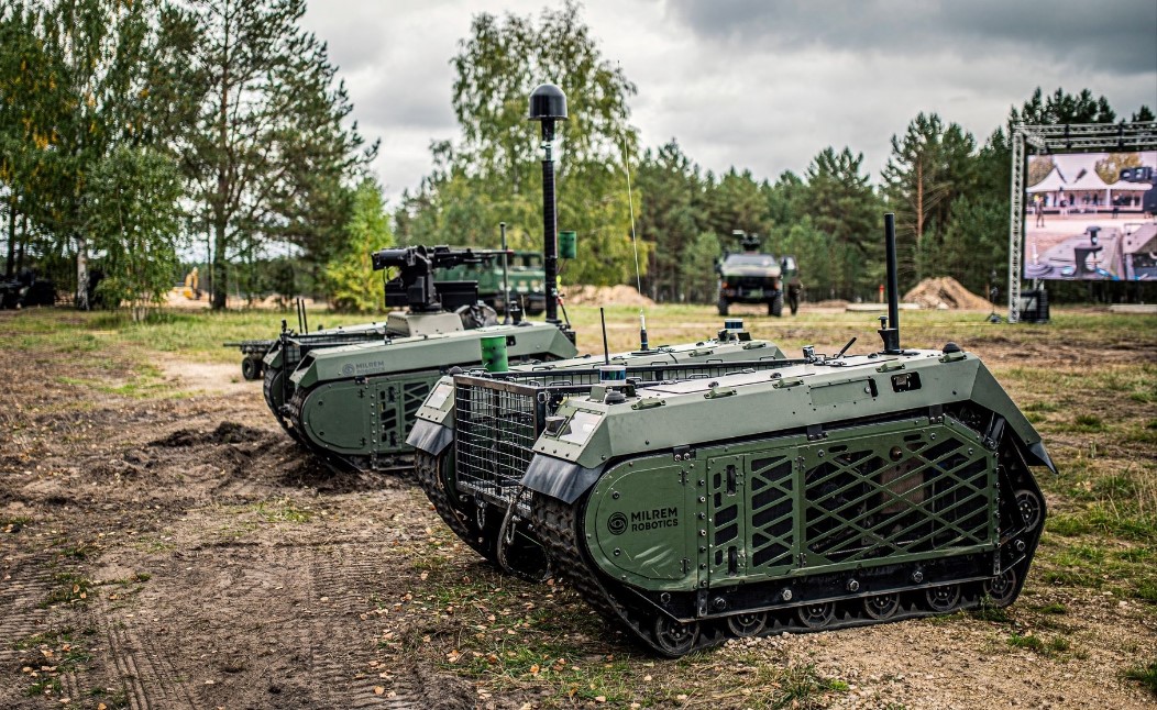  Milrem Robotics and AEC Skyline Introduce Satellite-Controlled Unmanned Ground Vehicle