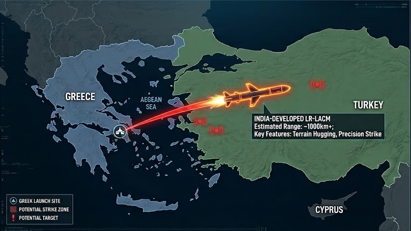 Turkish Media Raises Concerns Over Reports of Greek Interest in India&rsquo;s LR-LACM Missile