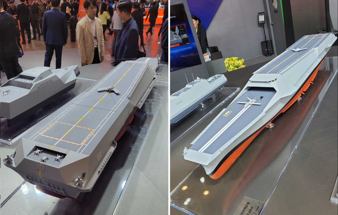 South Korea Unveils Futuristic HCX-23 Plus Drone Carrier Concept to Transform Naval Warfare