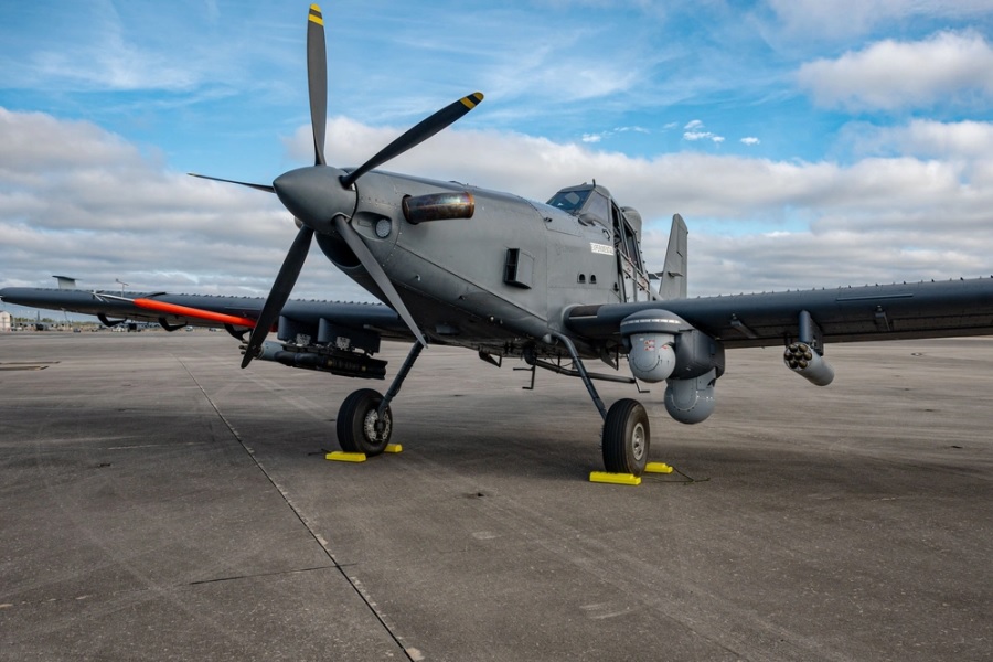 U.S. Air Force Moves to Equip OA-1K Skyraider II with Underwing Cargo Pods