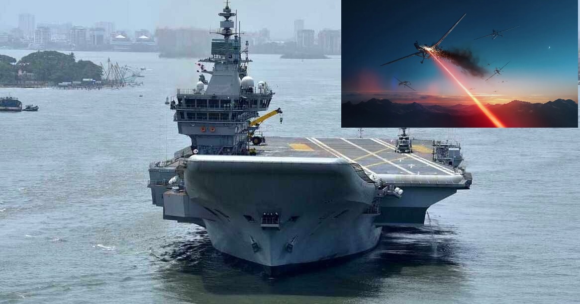 Indian Navy to Deploy Directed Energy Weapons on Aircraft Carriers to Tackle Emerging Aerial Threats