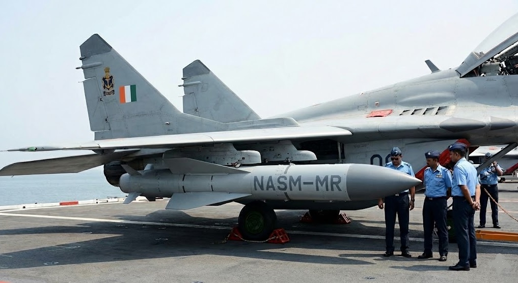NASM&ndash;MR Anti-Ship Missile Successfully Integrated on MiG-29K, Flight Trials Set for 2026