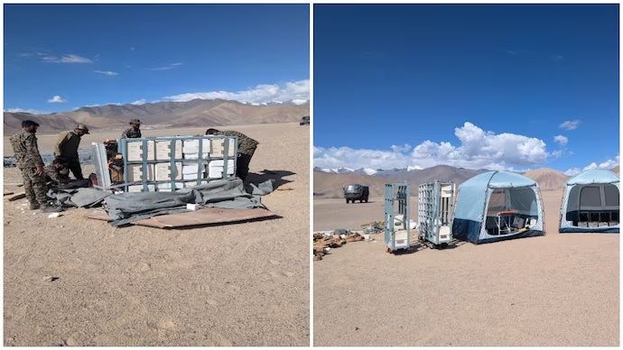 IAF and Army Successfully Execute Historic High-Altitude Para-Drop of Aarogya Maitri Health Cube at 15,000 Feet