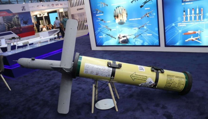Iran's New Loitering Munition With 41 Km Range Unveiled at PARTNER 2025