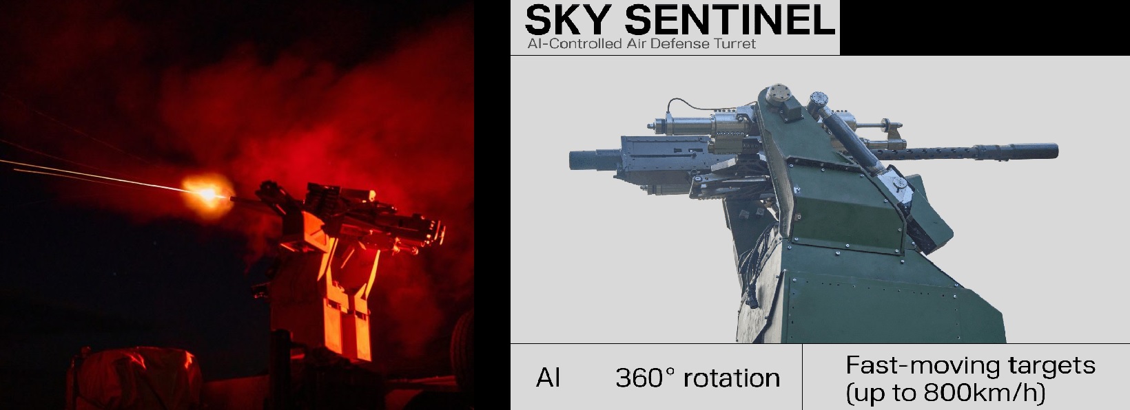 Ukraine Unveils AI-Driven Sky Sentinel Turret to Counter Shahed Drone Threat