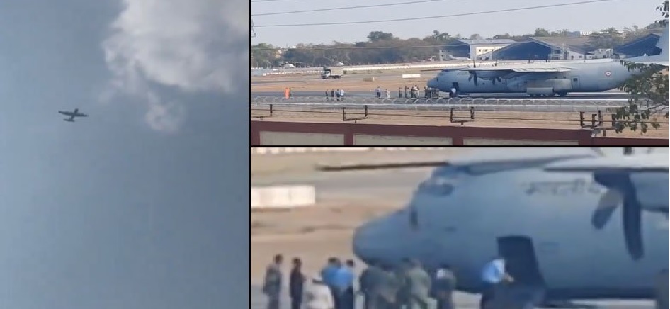 IAF C-130J Make Safe Emergency Landing Due to Technical Issue