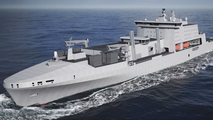 Spain Starts Building Next-Generation Logistics Ships for Britain&rsquo;s Royal Navy