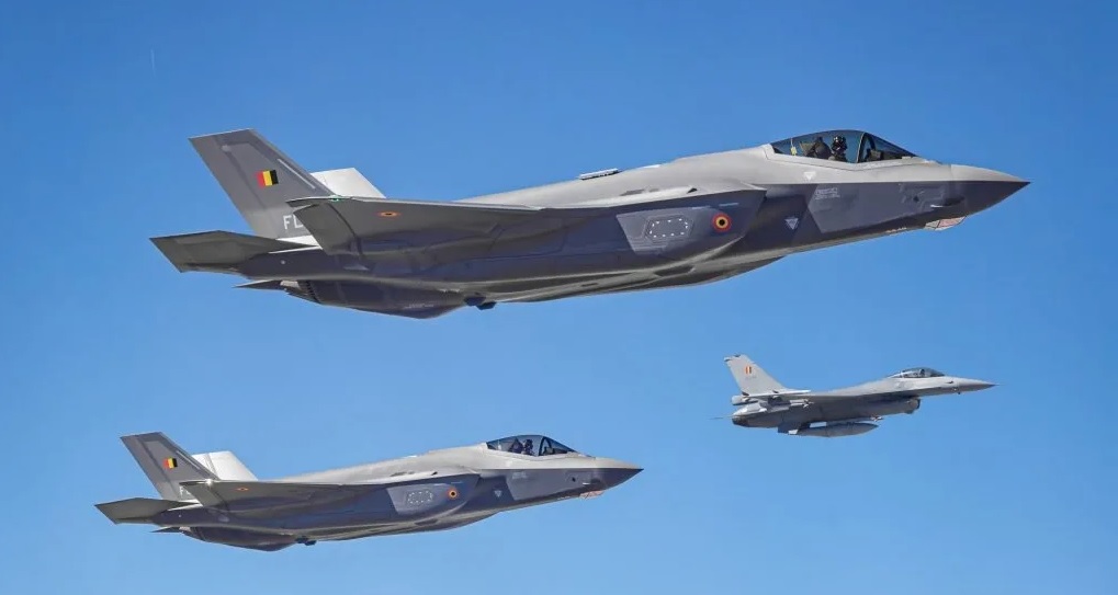 Belgium Receives First Four F-35A Jets at Florennes Air Base and Preparing to Send F-16s to Ukraine