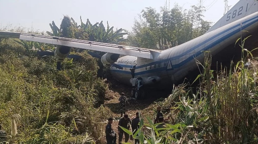 Myanmar Military Aircraft Crash at Mizoram Airport