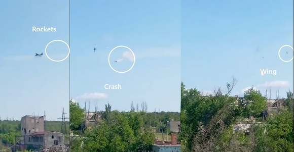 Russian Su-25 Pilot Accidentally Shoots Down His Own Wingman Over Donetsk 