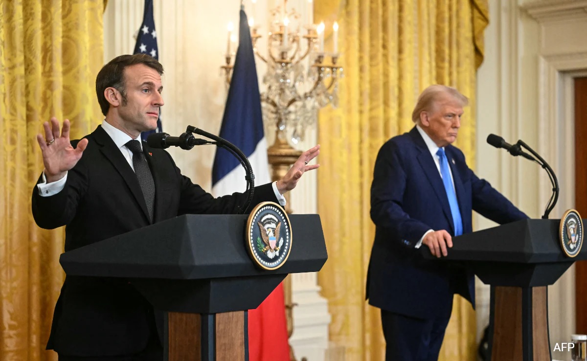 Macron Rejects Ukraine ‘Surrender’ as Trump Eyes Quick Peace Deal with Putin