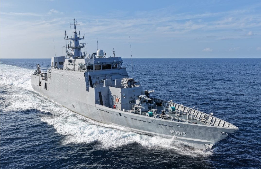 GRSE Hands Over 'INS Anjadip' Anti-Submarine Warfare SWC  to Indian Navy