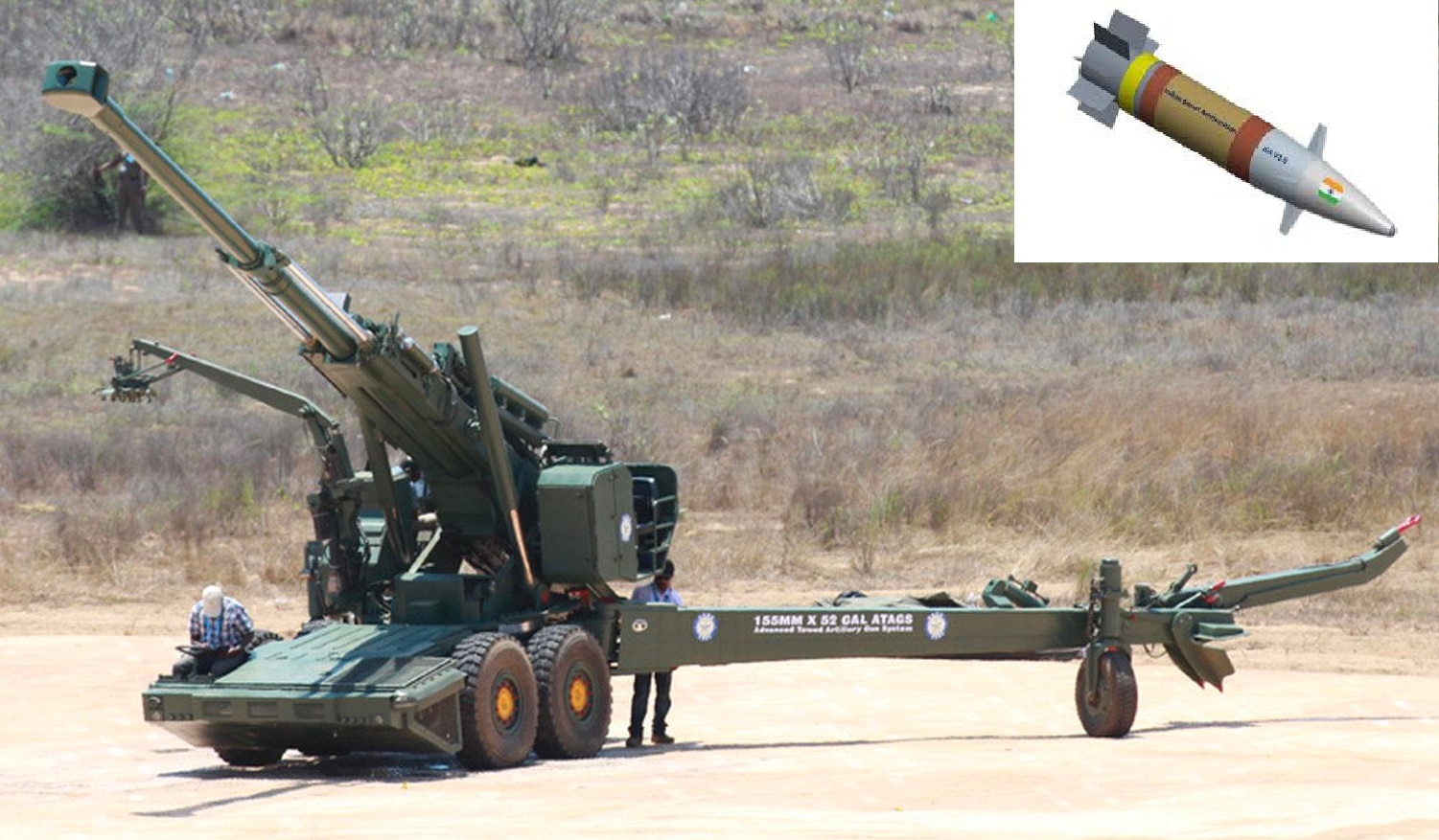 DRDO’s Smart Ammo to Extend ATAGS Artillery Range Beyond 80 Km