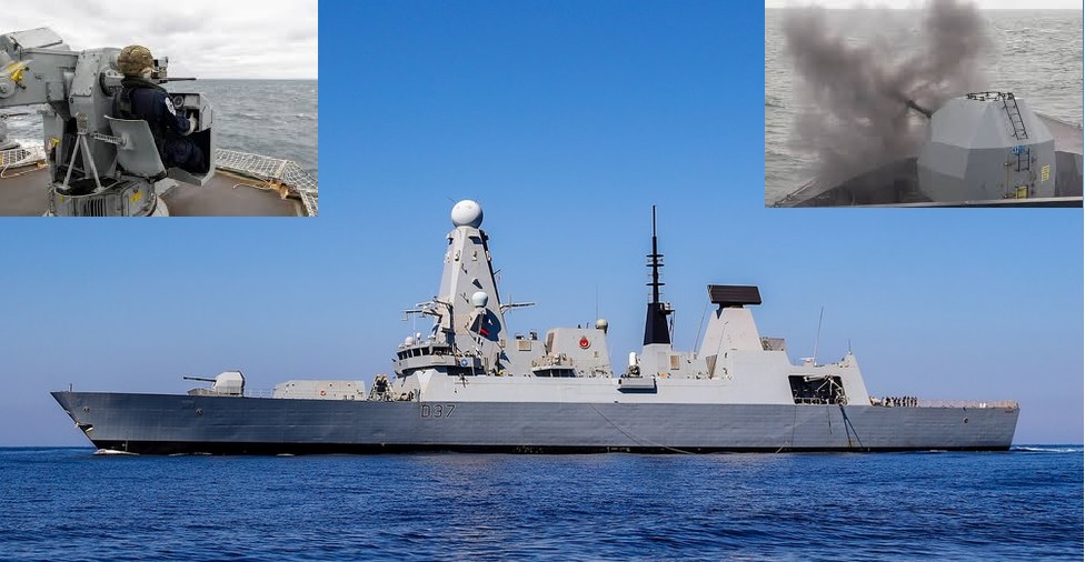 UK Navy Type 45 Destroyer HMS Duncan Completes 72-Hour Exercise Against Drone and Missile Swarm Threats