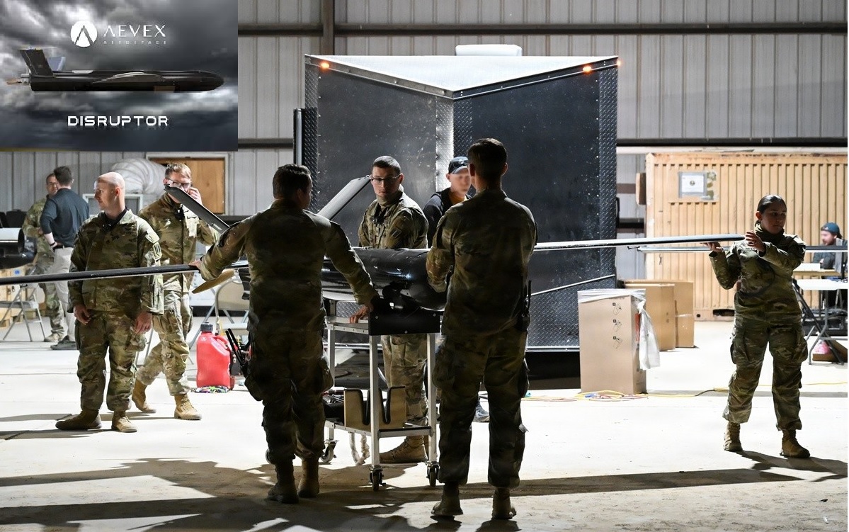U.S. Army Demonstrates AEVEX Disruptor Loitering Munition During Arcane Thunder 26 Exercise