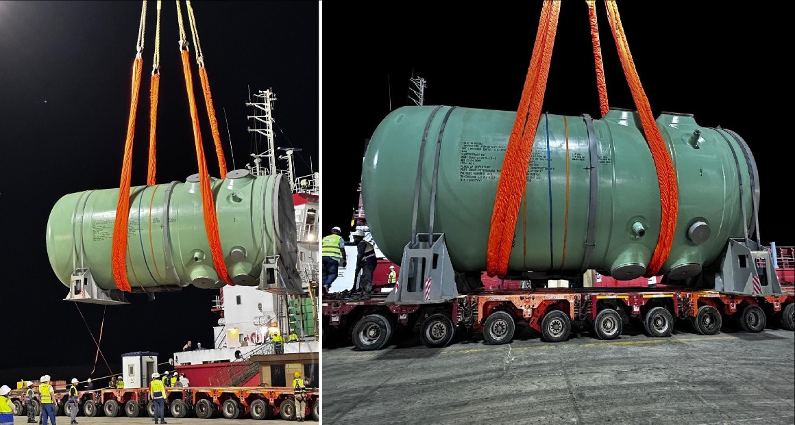 Egypt Receives 330 tons Reactor Pressure Vessel of the Dabaa Nuclear Power Plant from Russia