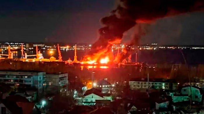 Russia Abandons Naval Ship Repairs in Crimea Amid Escalating Ukrainian Strikes