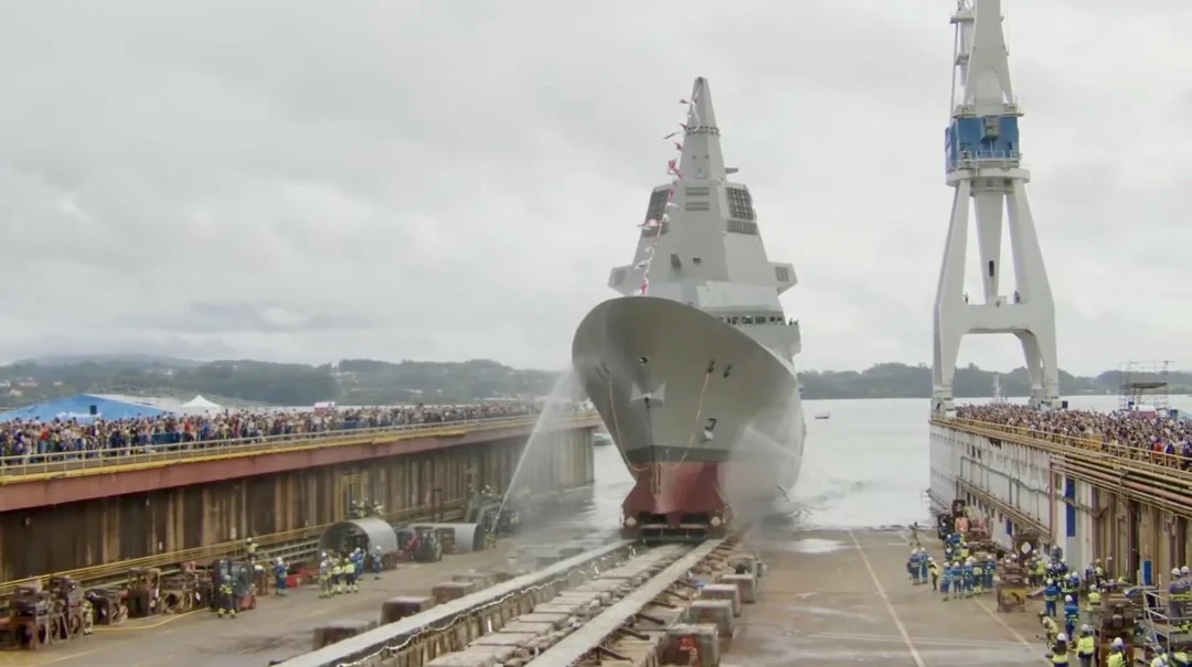 Spain Launches the F111 “Bonifaz” Frigate, First of the F-110 Program