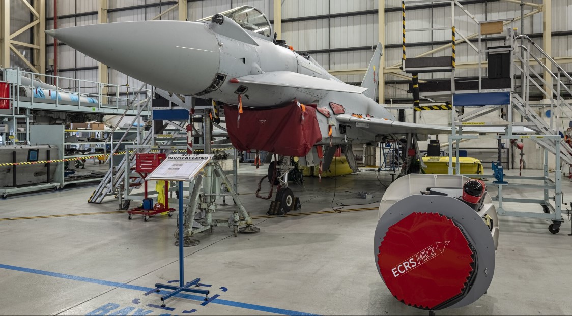 ECRS Mk2 Radar Integrated onto First Eurofighter Typhoon Jet
