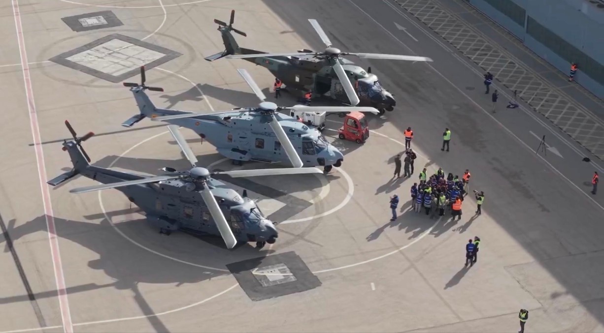 Airbus Delivers First NH90 Standard 3 Helicopter to Spanish Armed Forces
