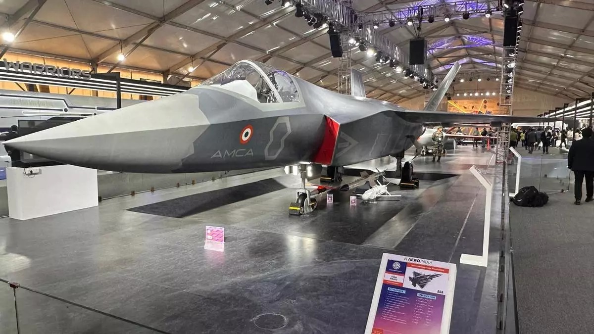India Fifth-Generation Fighter Jet AMCA with Advanced Stealth with AI Pilot