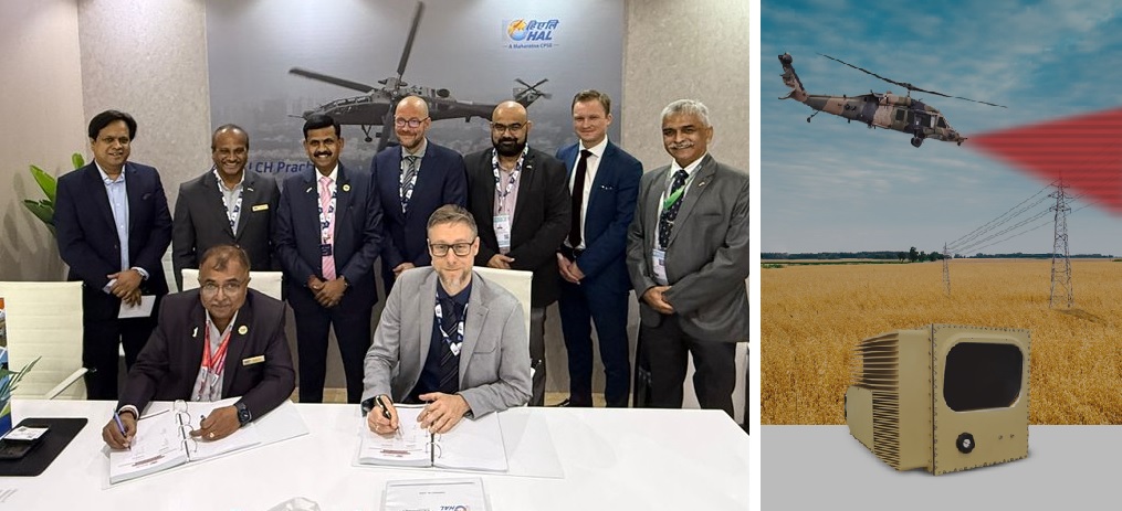 HAL Signs Major Tech Transfer Deal for OAS and DVE Systems with HENSOLDT at Dubai Airshow