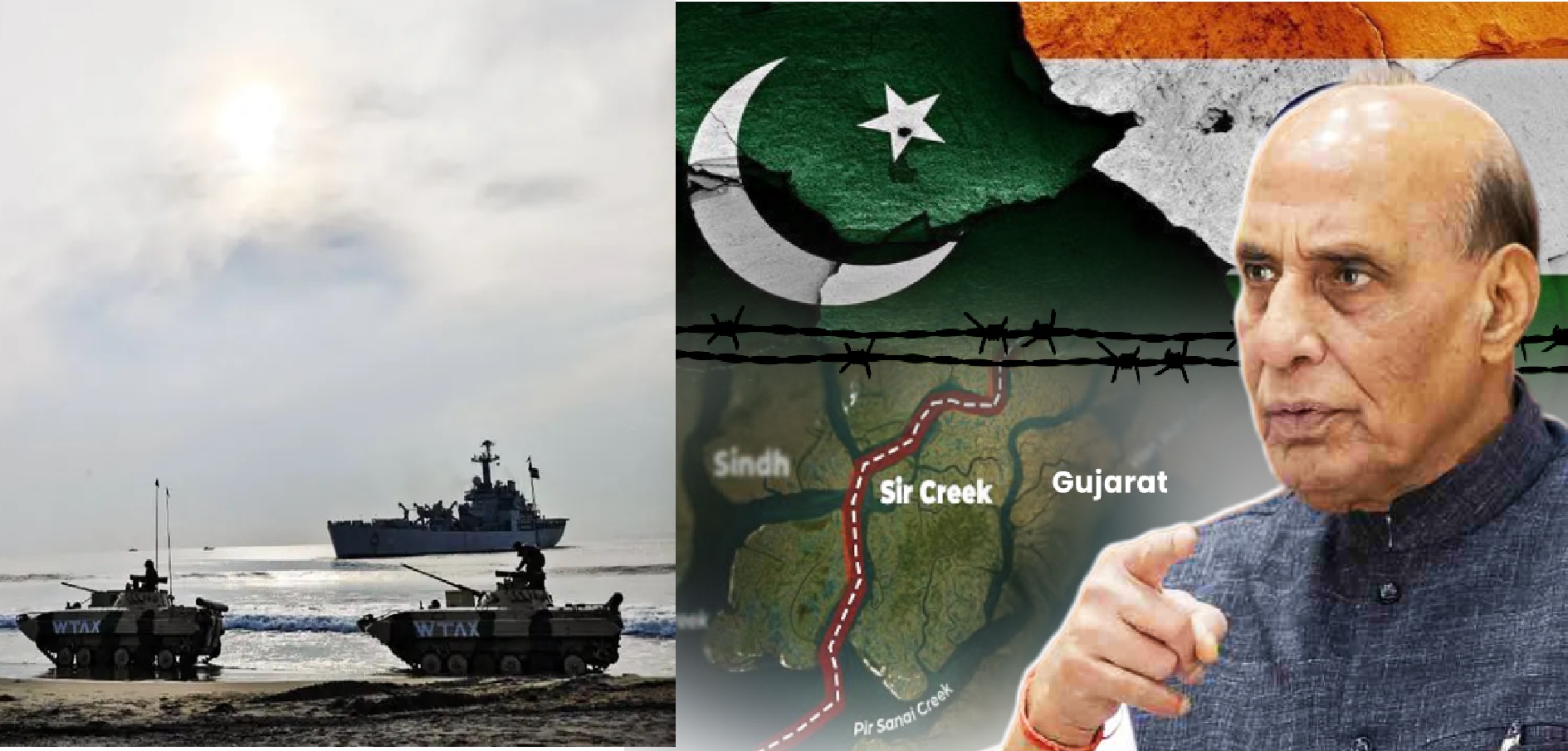 Pakistan Provokes India Over Sir Creek By Raising Military Presence, While Ignoring Food Crisis and PoK Unrest